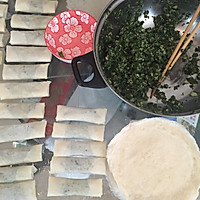 荠菜（地菜）鲜肉春卷的做法图解3