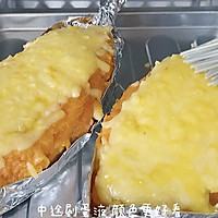 #中秋团圆食味#超长拉丝|芝士焗红薯，奶香浓郁的做法图解9