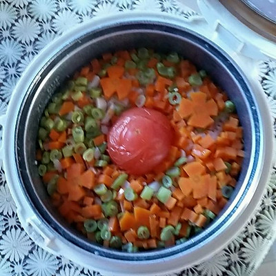 西红柿蒸饭