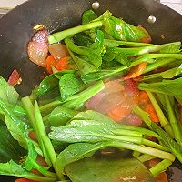 腊肉炒时蔬的做法图解5