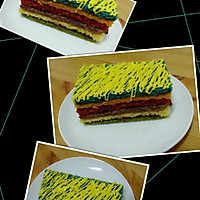 我的第一个翻糖彩虹磅蛋糕“繁花似锦”的做法图解1