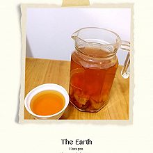 冬日暖心的一杯水果茶