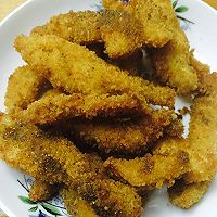 椒盐孜然鸡柳的做法图解7