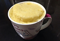 微波炉做【香草马克杯蛋糕】的做法