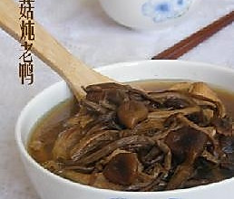 茶树菇炖老鸭的做法