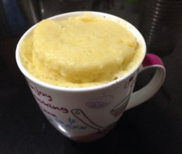 微波炉做【香草马克杯蛋糕】的做法
