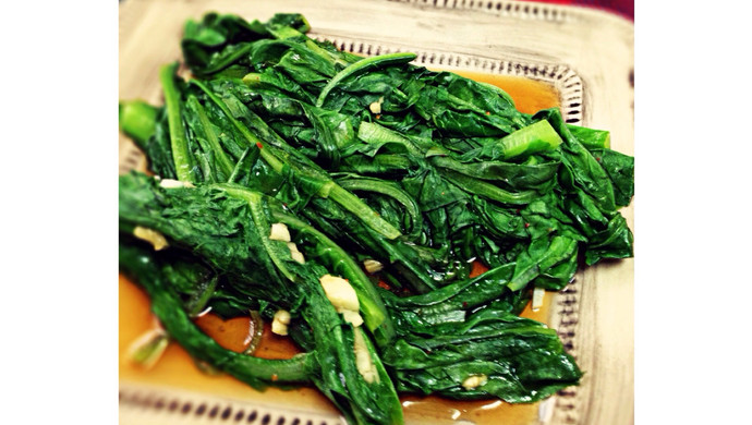 清炒油麦菜