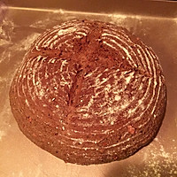 综合坚果黑麦乡村面包#美的绅士烤箱#的做法图解7