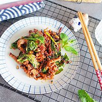 #肉食主义#薄荷炒牛肉丝的做法图解10