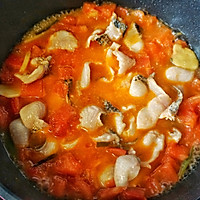 #营养小食光#开胃营养补脑番茄鱼片的做法图解13