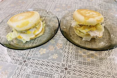 15分钟搞定减肥餐-虾饼汉堡