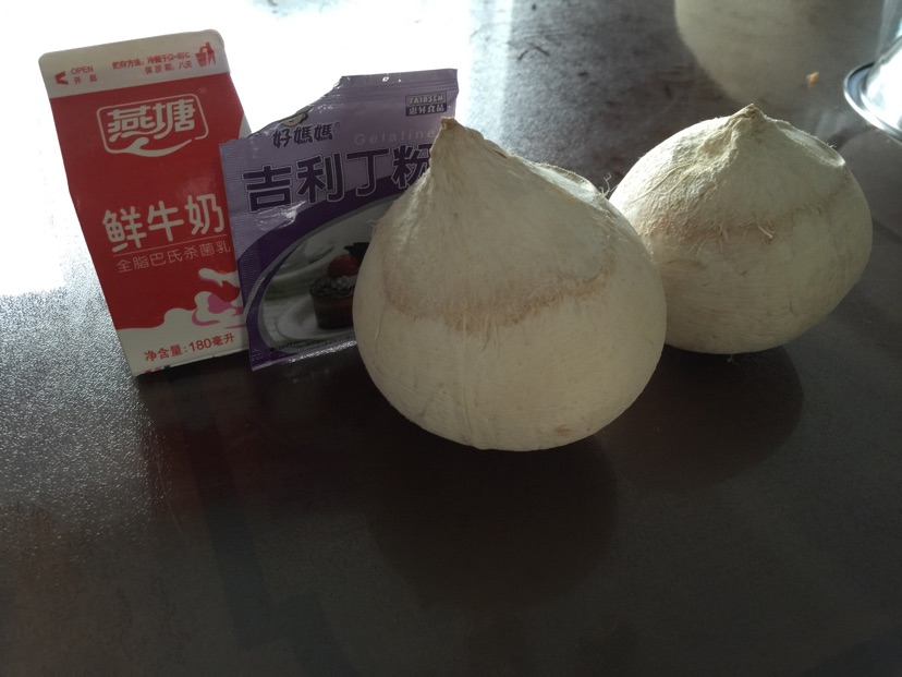 椰子冻的做法图解1