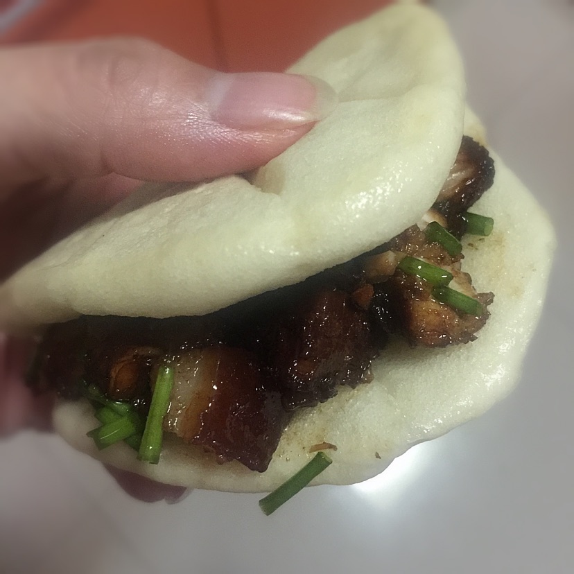 肥而不腻的肉肉荷叶夹#方太一代蒸传#的做法图解9