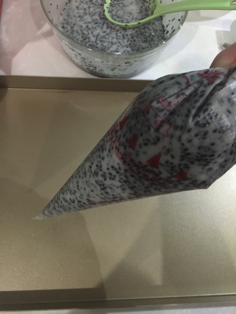 黑芝麻薄脆（健康低糖）的做法图解4