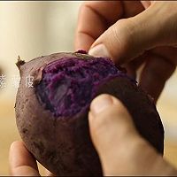 鹅肝紫薯泥的做法图解3