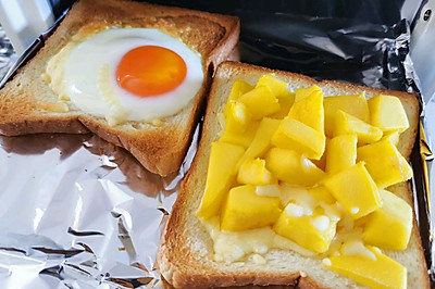 懒人早餐系列——元气切片面包