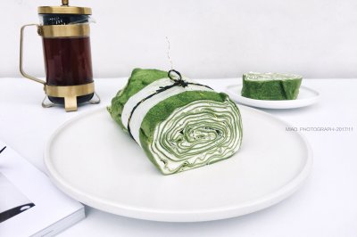 抹茶千层卷