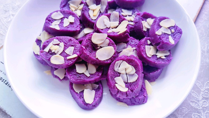 紫薯QQ饼干憋在家里吃什么#