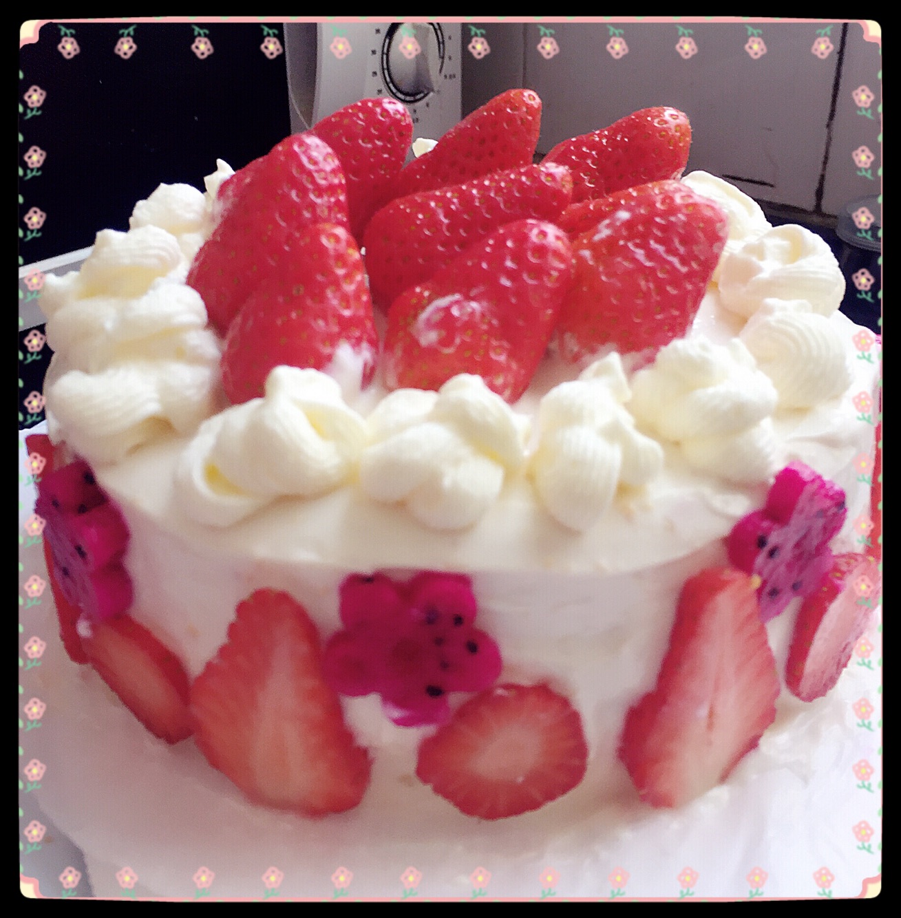 Cheese fruit cake