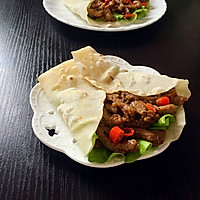 嫩牛肉卷饼#利仁电饼铛，烙烤不翻锅#的做法图解12