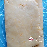 #馅儿料美食，哪种最好吃#咸蛋黄肉松牛轧酥的做法图解12