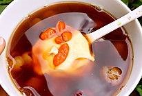 红枣肉圆杞子窝蛋姜汁红糖水的做法