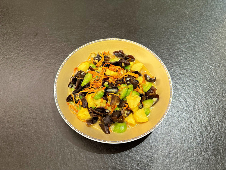 三鲜炒丝瓜的做法