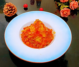 丰富餐桌味｜番茄火山土豆泥，酸酸甜甜、红如火焰～的做法