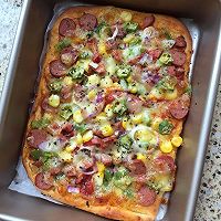 蔬菜披萨/海鲜披萨的做法图解21