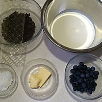 蓝莓慕斯（2寸4个）的做法图解1