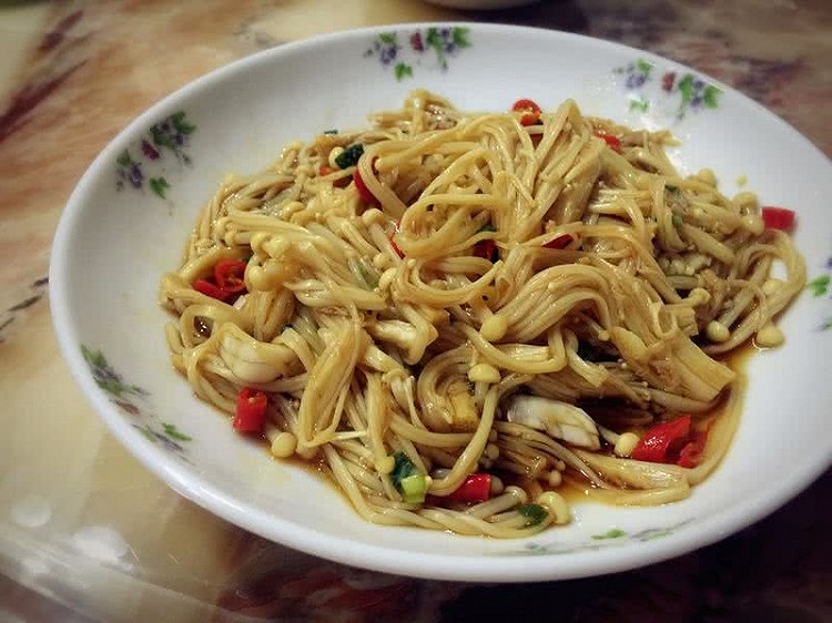 轻食更健康系列-爽口金针菇(正餐)的做法