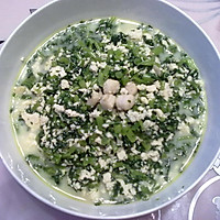 瑶柱茼蒿小豆腐的做法图解9