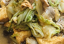 大白菜炒豆腐的做法