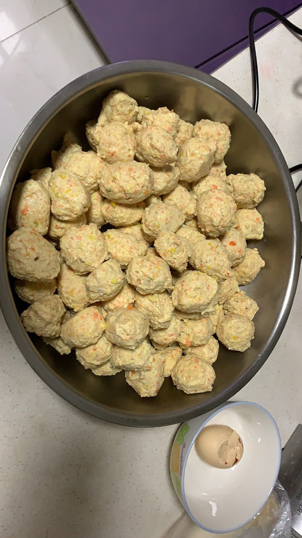 减脂鸡胸丸子