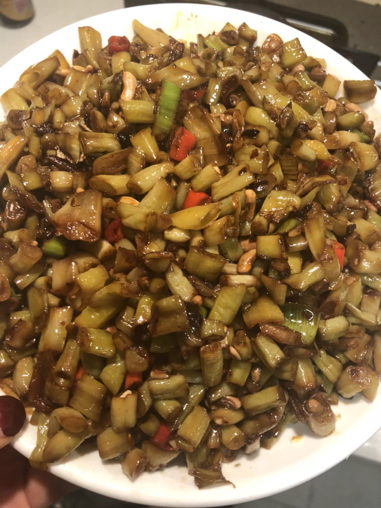 干炒酸豆角的做法