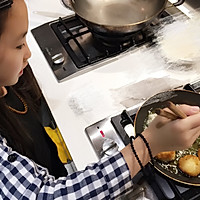 八岁进厨房—糯米榴莲糍粑糕的做法图解5