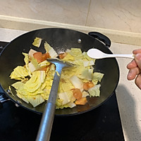 西红柿炒白菜的做法图解6
