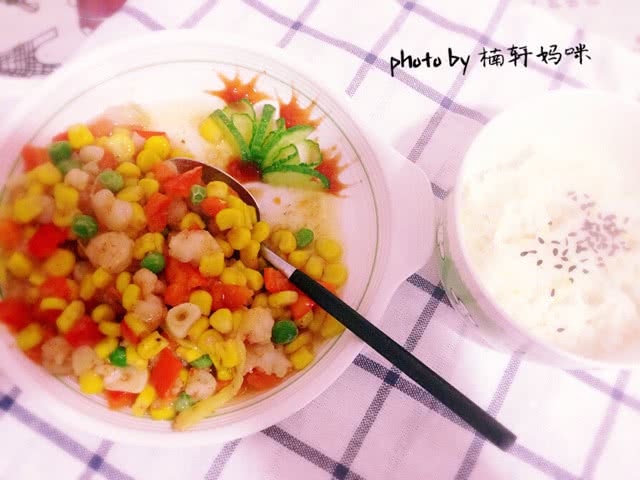 甜椒缤纷虾仁