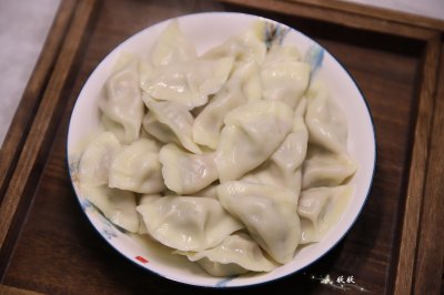 韭菜肉馅水饺