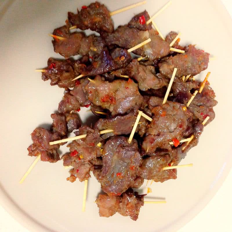 Toothpick beef (oven)