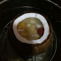 秋季养生汤——椰子玉竹炖鸡的做法图解6