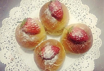软糯香甜的草莓面包的做法