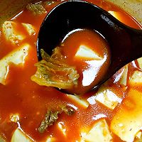 韩式豆腐泡菜汤的做法图解5