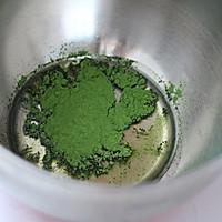 简单易做适合私房夏季售卖的芋圆/抹茶白玉小丸子爆浆蛋糕的做法图解11