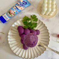 #新年好食，只炼好事#奶香紫薯球的做法图解11