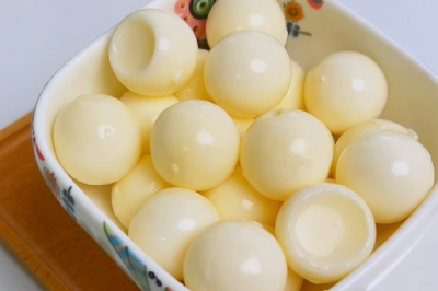 自制奶酪棒🧀芝士奶冻球，香浓嫩滑，宝宝超爱吃