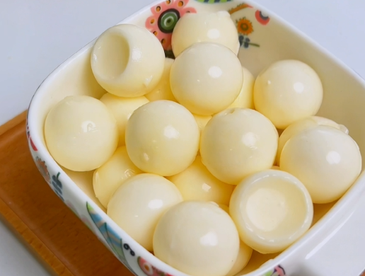 自制奶酪棒🧀芝士奶冻球，香浓嫩滑，宝宝超爱吃
