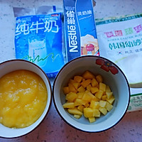 芒果布丁～嫩滑爽口的做法图解3