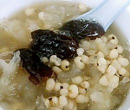 银耳红枣薏米汤的做法