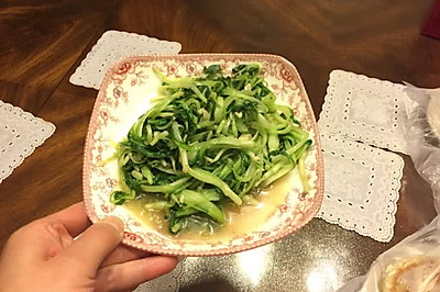 素炒鸡毛菜